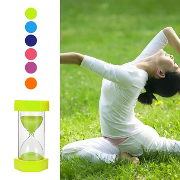 

1Pcs 2020 Hot Sale Hourglass Hexagon Anti-fall Large Sand Egg Hourglass Timer 5/10/15/20/30 Minutes Timer Supplies Kid Game Gift