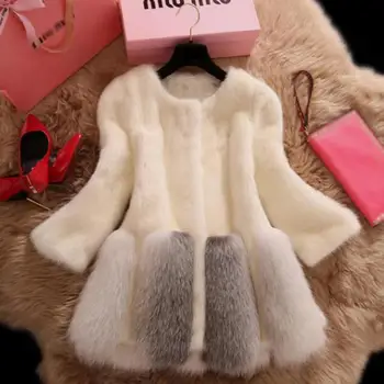 

Fur Coat Artificial Winter Coat Women Plus Size Plush Teddy Coat Elegant Soft Fur Vest Manteau Fourrure Femme Pelliccia Donna