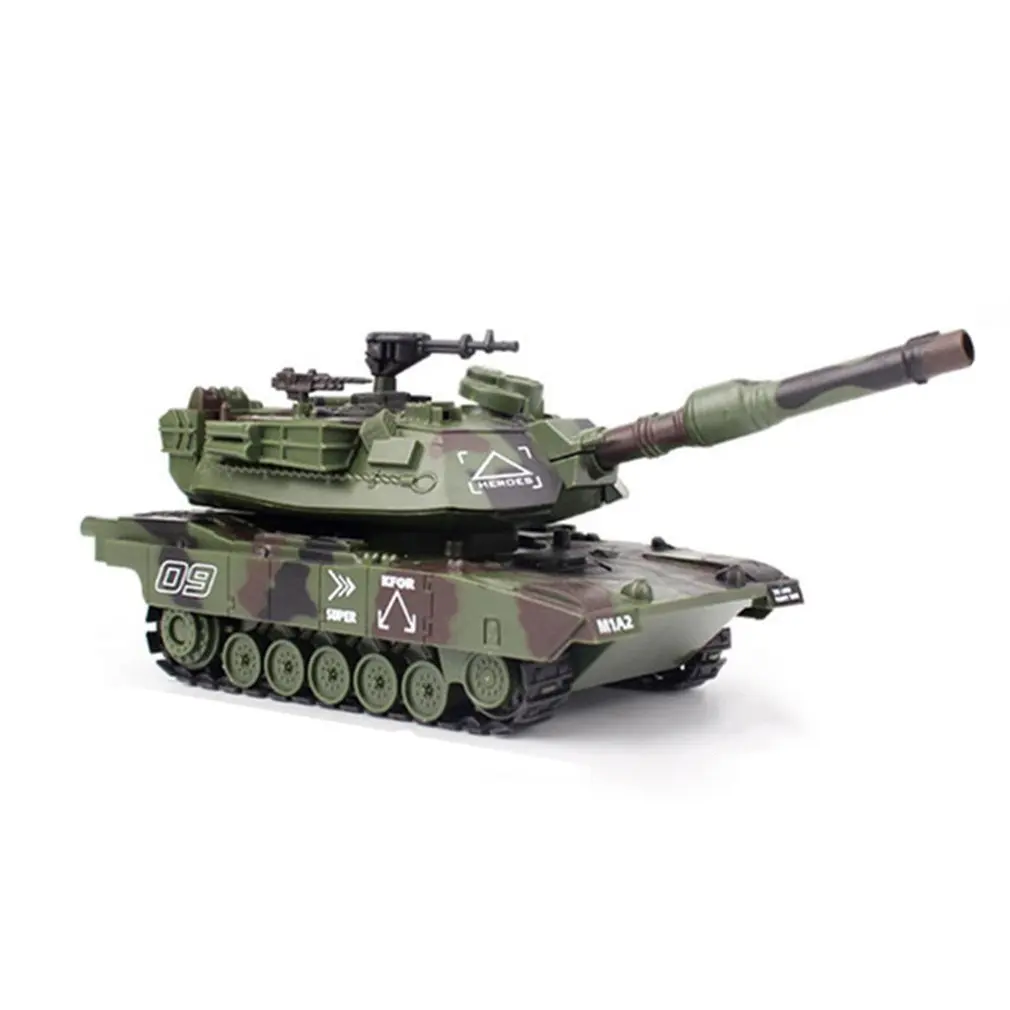 Моделирование 1:32 RC боевой гусеничный Танк радиоуправляемые игрушки автомобиль может запускать мягкие пули детский подарок