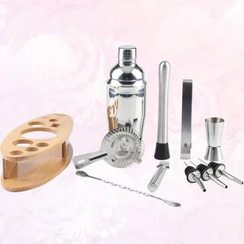 

11PCS/Set Cocktail Shaker Kit 750ML Drink Mixer Kit Skaker Set for Pub Bar Home