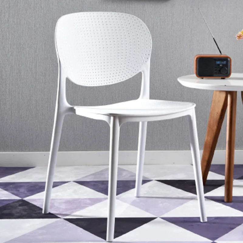 

Nordic INS PP Plastic Dining Chair Restaurant Office Meeting Computer Chair Family Kitchen Learning Leisure Cafe Plastic Chair