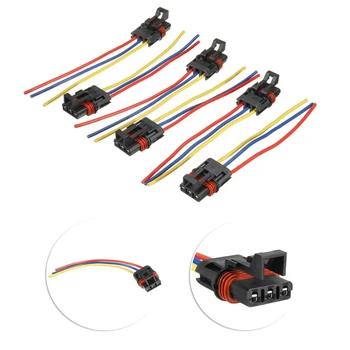 

6pcs Pulse Power Plug DJ7039A-2.8-21 For Polaris XP 1000 180mm Weatherproof Replacement