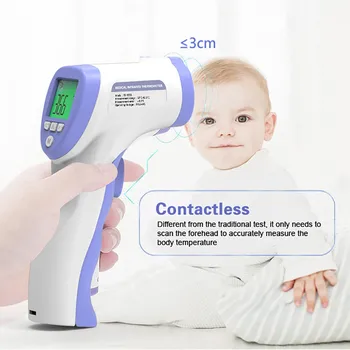 

Outdoor Forehead Thermometer Gun Non Contact Infrared Thermometer For Fever Adults Children Thermomètre Laser Temperature Sensor
