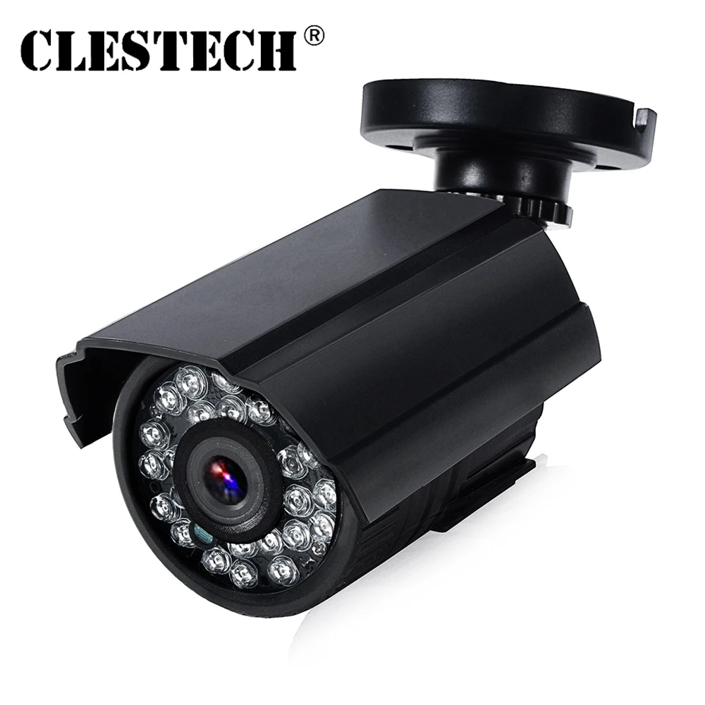 Реальная 1200TVL HD мини Cctv камера Cmos уличная водонепроницаемая IP66 ИК ночного видения аналоговая камера цветной Мониторинг безопасности с кронштейном