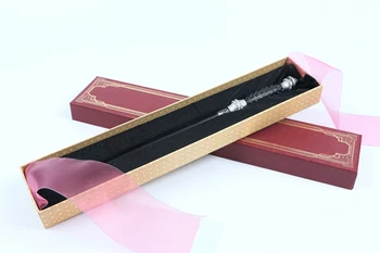 

Cosplay 2018 newest Harri Movie Magic Wand Resin Metal Iron Core Narcissa magic wand Toys for kids Gift Box Packing