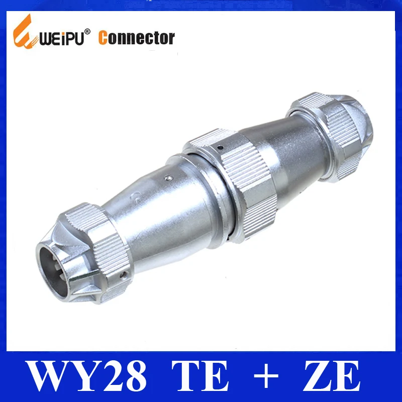 Оригинальные WEIPU WY28 коннектор TE + ZE 2 3 4 7 8 9 10 12 16 17 20 24 26 Pin зажимной кабель штекер In