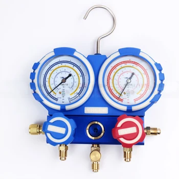 

gauge manifold Refrigerant gauge set VMG-2-R410 VMG-2-R22 charging method fo adding fluoride tool