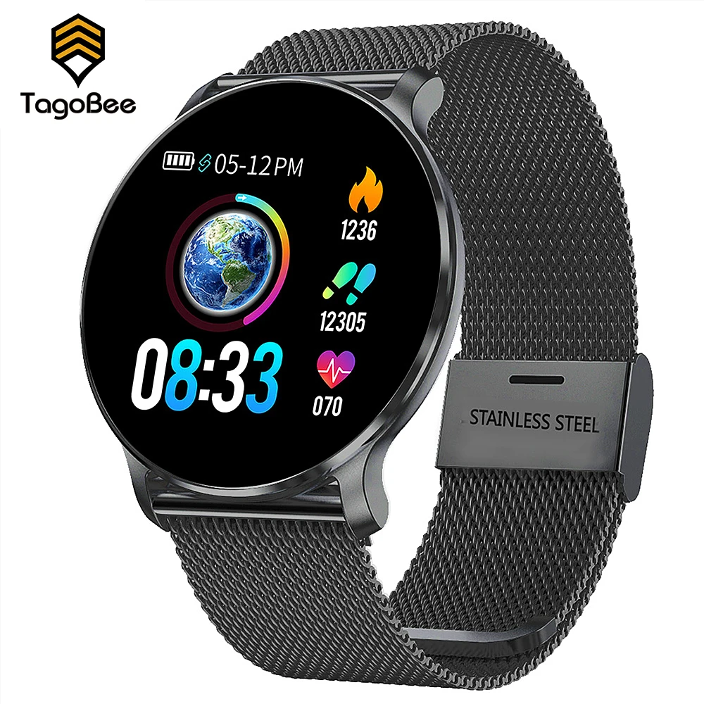 TagoBee NY03S Smart Activity Trackers Watch Heart Rate Monitor Fitness Men Women Clock wristbands Waterproof IP68 Android  iOS