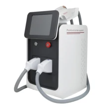 Portable 3 in 1 OPT SHR IPL hair removal machine RF radio frequency /picosecond pico laser tattoo pigment remove equipment