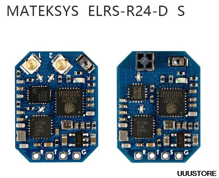 Приемник MATEK R24D R24S ELRS 2 4G 21 х15 мм | Игрушки и хобби