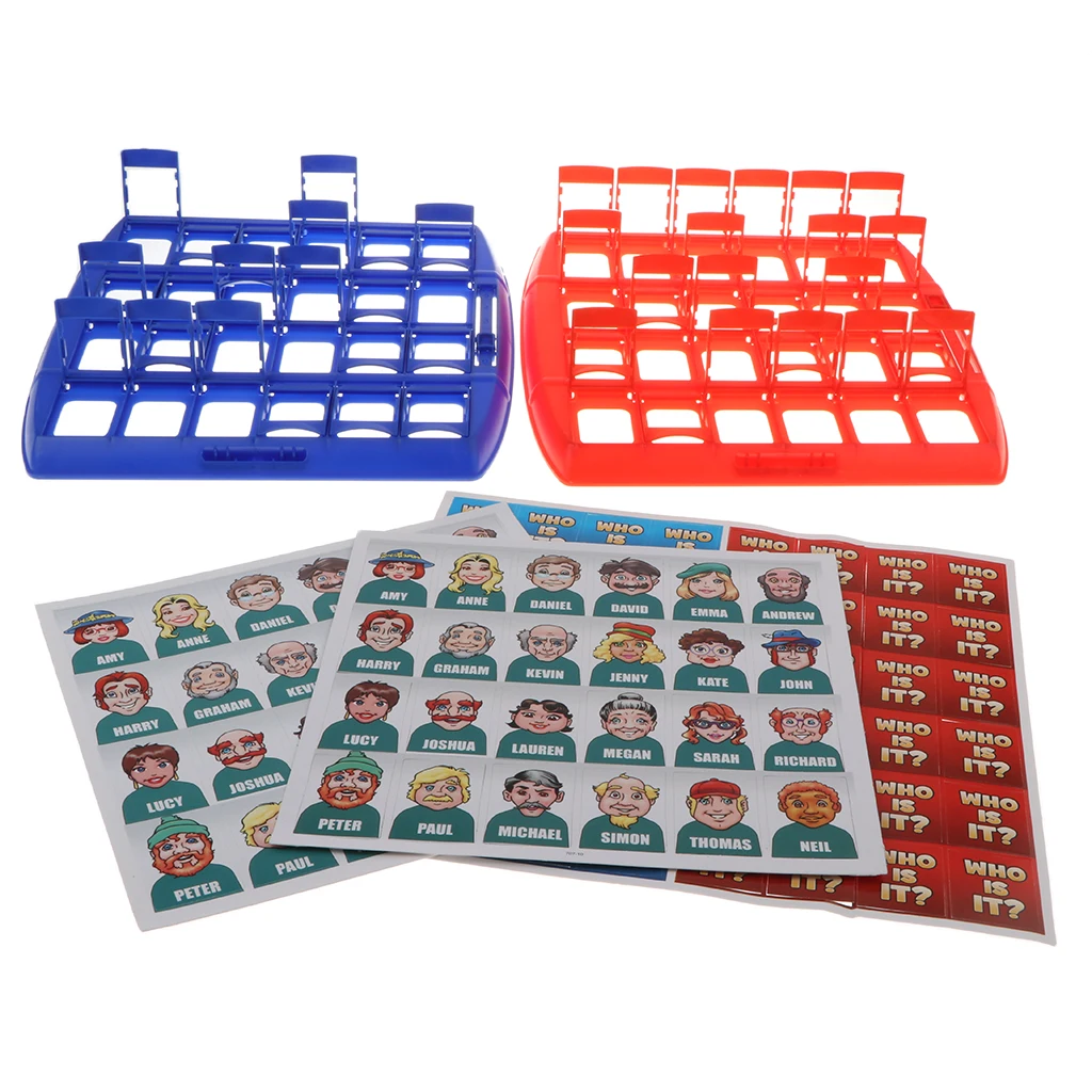 Who Is It Board Game Reveal Who Your Player Is Traditional Deductive Suspect