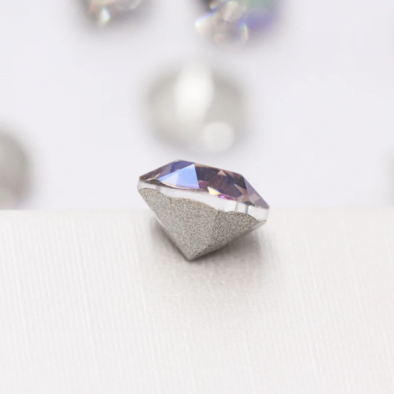 50pcs Crystal Stones Round Shape DIY Accessories Pointback Glass Strass 4mm Small Size Glue On Nails Rhinestones Crystal Rivoli