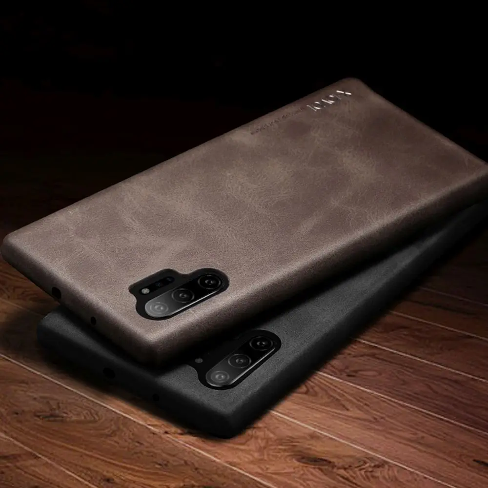 

Vintage Silicone Soft Case For Samsung Galaxy S8 S9 Plus S10 S10E S7 Edge Leather TPU Phone Cover For Samsung Note 10 Plus Note9