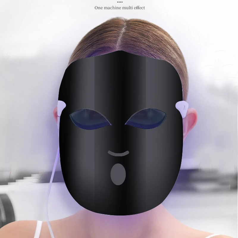 3 цвета светодиодный маска, Фотон красный свет лечение для здорового восстановления кожи, уход красота, коллаген, антивозрастной, маска для кожи лица