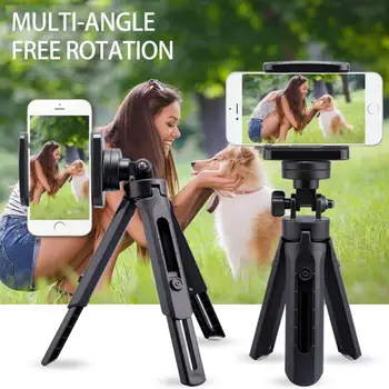 

Mini Desktop Tripod 360 Degree Rotation Foldable Shockproof Lightweight Bracket Two-section Tripod Bracket Phone Accessories
