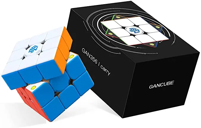 GAN 356i 3X3x3 Intelligent Smart Master Speed Magic Cube Stickerless/Black UK 