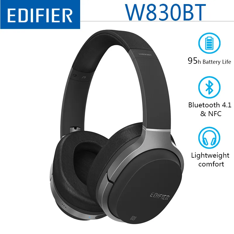 Беспроводные стереонаушники Edifier W855BT/W830BT Bluetooth 4 1 Hi Fi наушники с микрофоном