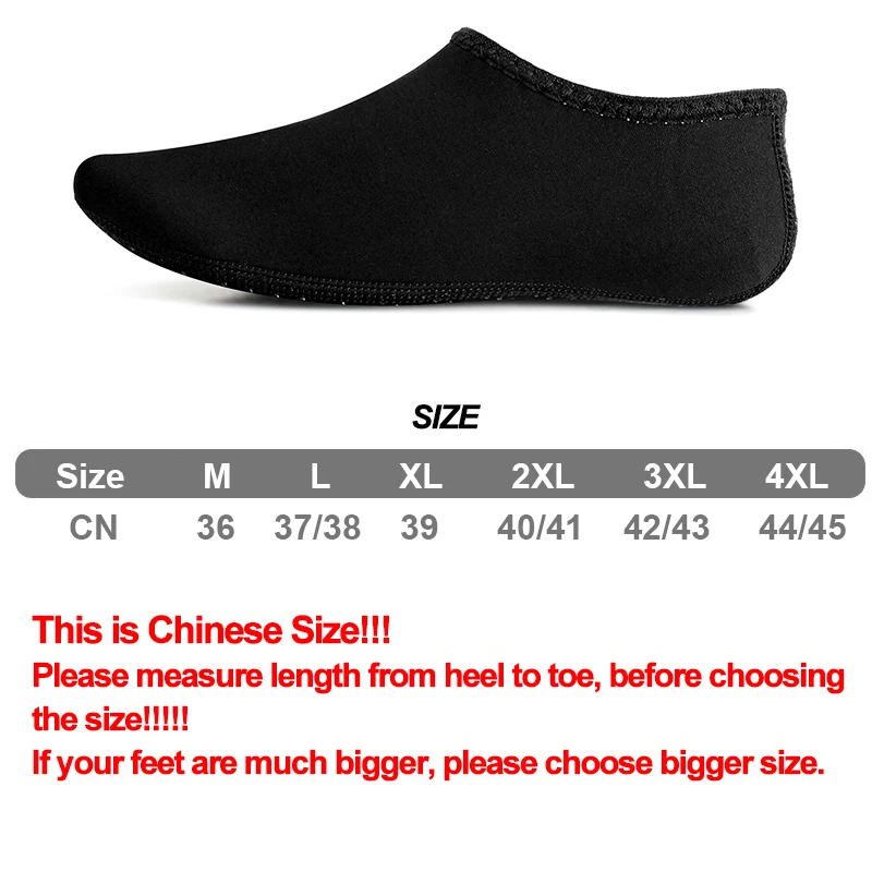 Мужская и Женская водонепроницаемая обувь Обувь для плавания Однотонная летняя