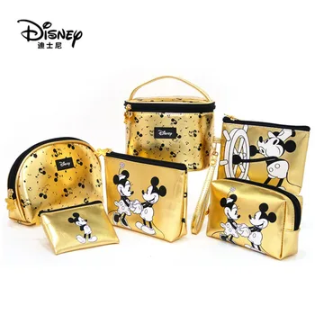 

Disney Genuine Mickey Minnie Travel Multifunctional Cosmetic Bag Female Portable Cute Cosmetic Bag Gift Customization