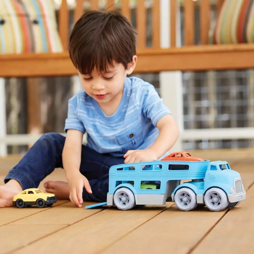 Америка greentoys молочный кувшин играть с водным песком игрушка автомобиль прицеп грузовой грузовик зеленые игрушки
