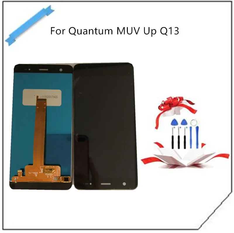 5 дюймовый ЖК-дисплей для Quantum MUV Up q13 Полный + кодирующий преобразователь