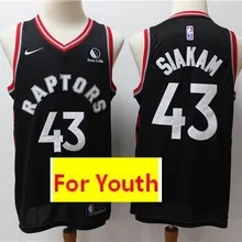 Новинка /20 года,, Молодежные Детские трикотажные изделия Toronto#23 Fred VanVleet#43 Pascal Siakam#7 Kyle Lowry baskeball