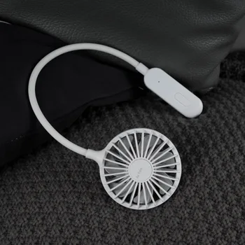 

!!!2020 new headphone hanging neck fan USB portable 360 degree rotating mini fan folding clip fan