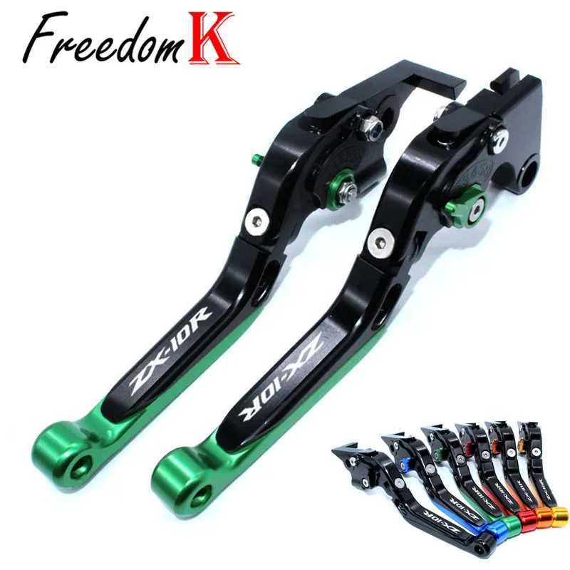 

For KAWASAKI NINJA ZX-10R ZX10R ZX 10R 2006-2015 2014 2013 2012 Motorcycle CNC Adjustable Folding Extendable Brake Clutch Levers