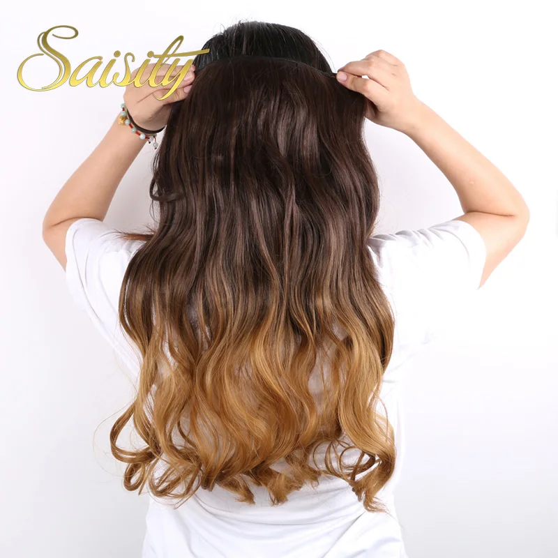 Saisity 130 г 17 дюймов 8 цветов доступны растягивающиеся волнистые заколки для
