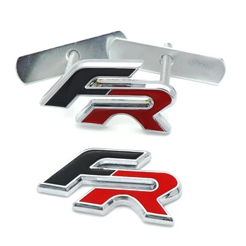 

3D Car Styling FR Front Grille Emblem Badge Sticker for SEAT Leon FR Cupra Ibiza Altea Exeo Formula SC Racing Auto Accessories