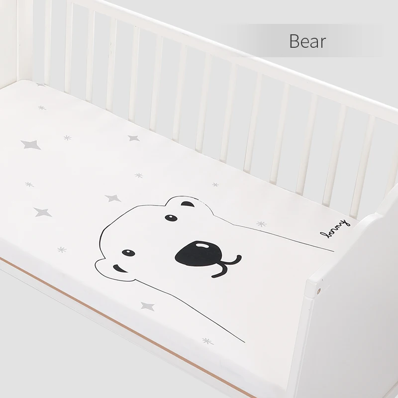 BabyGreat/простыни для новорожденных; мягкие матрацы для малышей; приятные для кожи; с рисунком; Детские простыни; постельные принадлежности - Цвет: 130x70cm