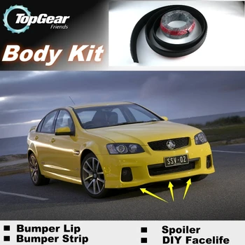 

For Holden Commodore Bumper Lip Lips / TopGear Shop Spoiler For Car Tuning / TOPGEAR Body Kit + Strip