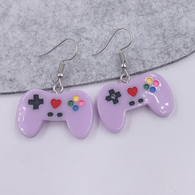 Cute Sweet Video Game Controller  Drop Earrings Punk Jewelry For Cool Women Girl Friendship Gifts