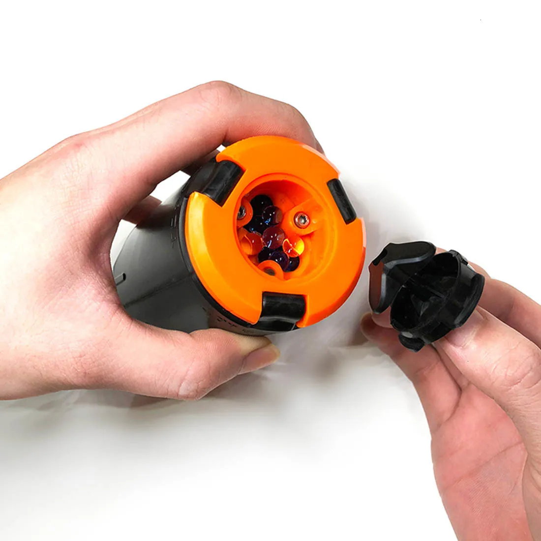 Тактические пластиковые модифицированные Кристальные водяные бусины бомба кристальная водяная пуля бомба-черный+ оранжевый
