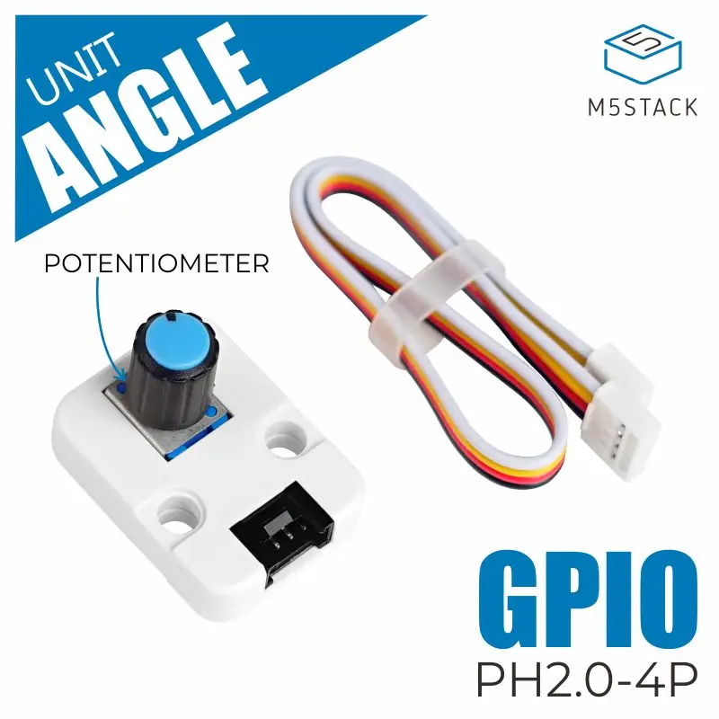 Potentiometer GPIO GROVE M5stack Official Adjustable Mini Angle-Unit Connector Inside-Resistance