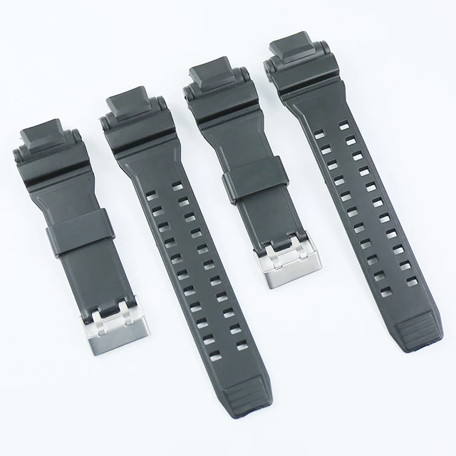 US $4.53 Men's silicone strap accessories for Casio G-SHOCK GG-1000 resin sports waterproof strap pin buckle
