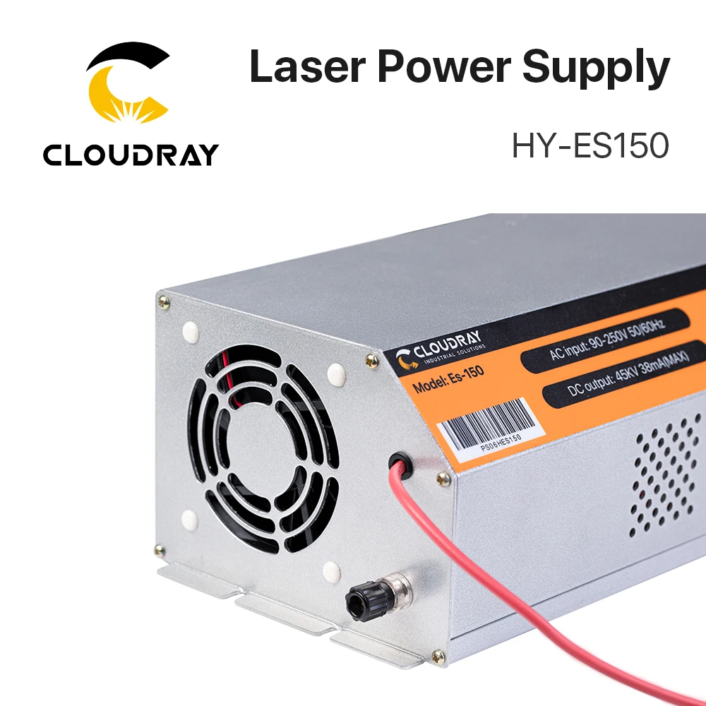 Cloudray 150 180 Вт CO2 лазерный источник питания для лазерной гравировки резки HY Es150 ES150 Es