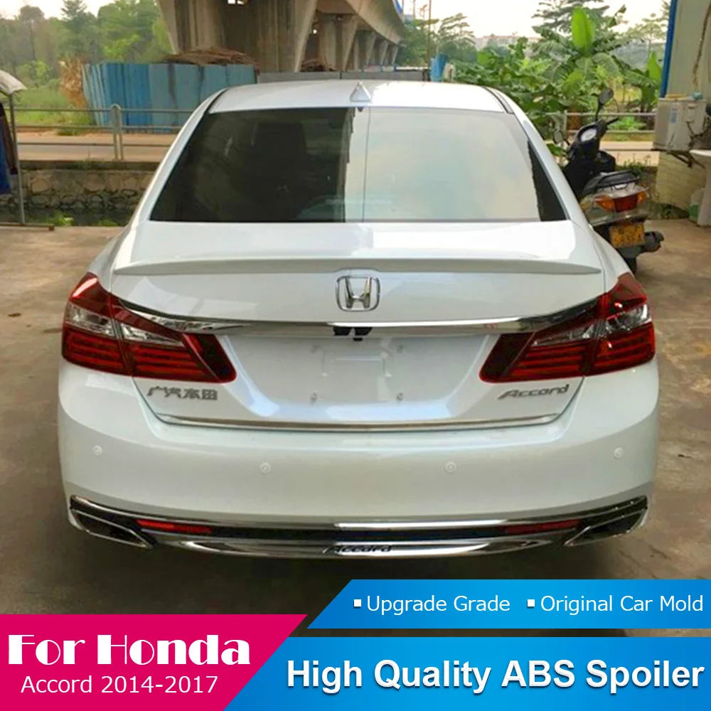 AITWATT для Honda Accord 2014 2015 2016 2017 черный спойлер из углеродного волокна задний багажник
