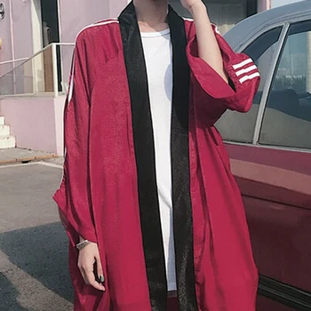 

Nightclub Female Singer Jazz/Pole Dance Long Coat Gogo Dancer Catwalk Red Long Robe Festival Party Stage Rave Outfit DQL3210