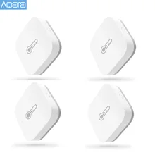 Original aqara inteligente pressão de ar temperatura umidade ambiente sensor trabalho com mijia app controle