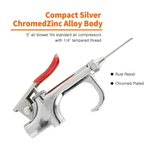 Meterk пистолет для выдува воздуха для удаления пыли сжатый пистолет для выдувания пыли сопло воздуходувки набор инструментов для очистки с 5 шт. насадками для выдува воздуха