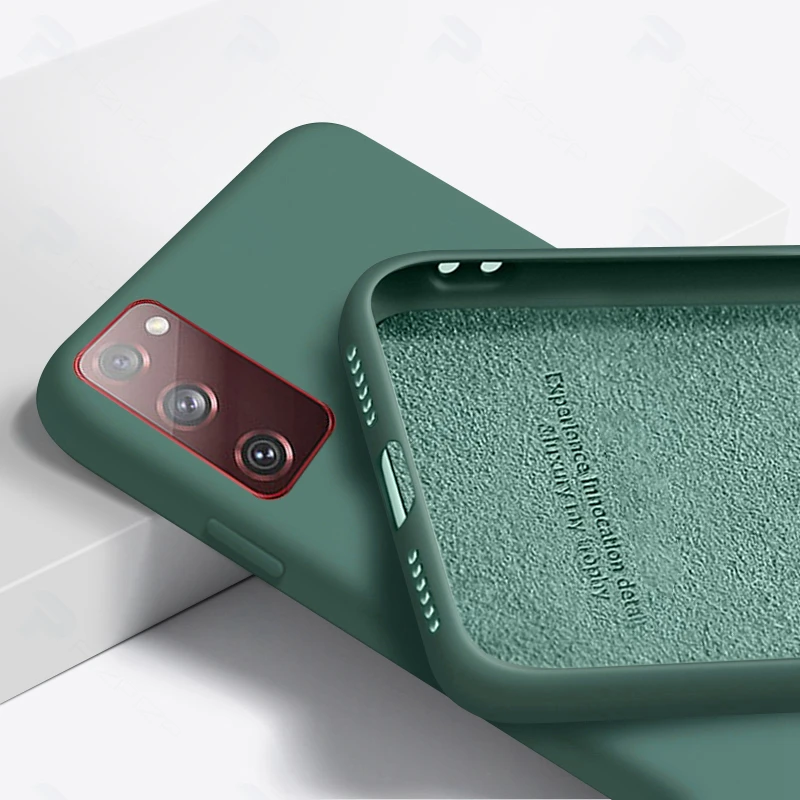 HINWEIS 20 ULTRA HINWEIS 10 LITE 8 9 S10 + S20 + S20 FE Weiche Abdeckung Flüssigsilikonhülle für Samsung Galaxy S21 S21 + S10 S10E S8_voghion.com