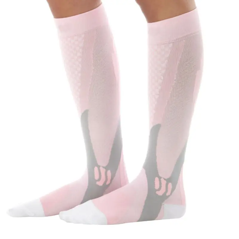 Унисекс эластичные Компрессионные носки для занятий спортом и бега