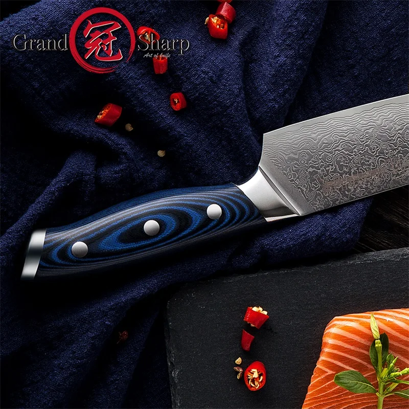 GRANDSHARP 67 слоев японский дамасский нож дамасский поварской нож 8 дюймов VG-10 Дамасская сталь кухонные ножи кухонная Ручка G10