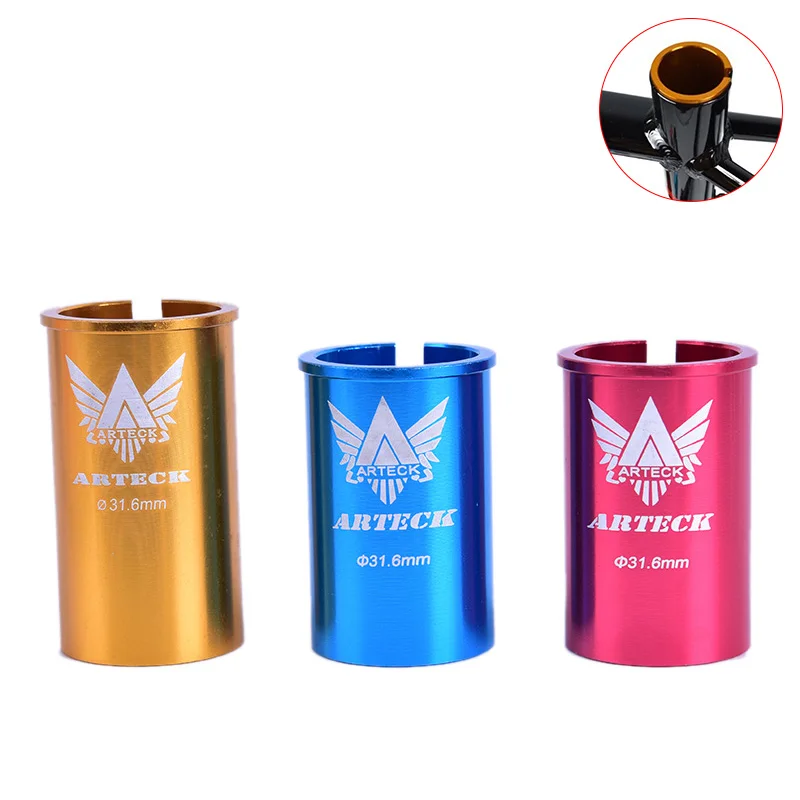 Bike Seat Post Tube Seatpost Reducing Sleeve Adapter Adjust Diameter 31.6~27.2 | Спорт и развлечения