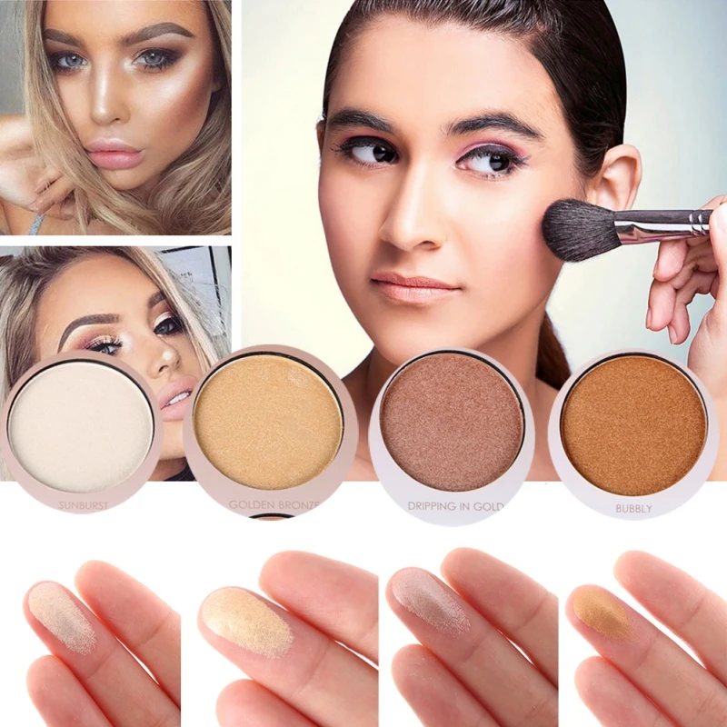 Bronzer& Highlig светильник с высокой стойкостью, восстанавливающий крем для увеличения объема теней, набор для трехмерного свечения лица. w