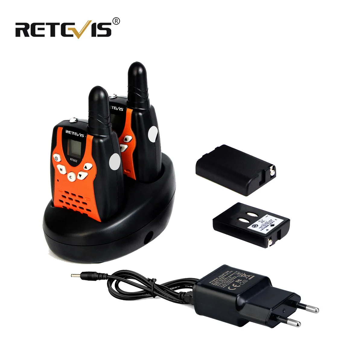 Портативная рация Retevis RT602 2 шт. 0 5 Вт детская с аккумулятором подарок на день