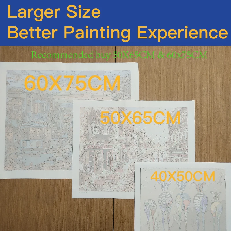 Зимние птицы. 40x50 см, картина по номерам, сделай сам, искусство стены ...