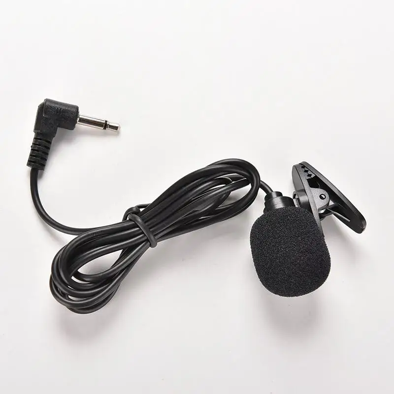 2Pcs Portable Clip-on Lapel Lavalier Microphone 3.5mm Mini Wired Condenser For Smartphones PC Laptop Microphones | Электроника