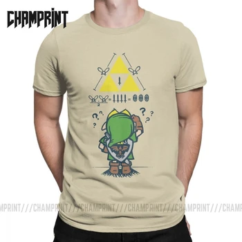 

Men The Legend Of Zelda A Link To The Math T Shirts Game 100% Cotton Clothes Cool Short Sleeve Tees New Arrival T-Shirts